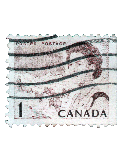 1955 Journey Across Frozen Wilds - Canada Scott #351 - The Stamps Collector Vault